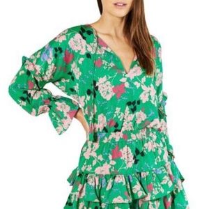 Revolve Misa Amalya Dress in Peony